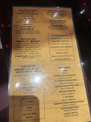 Menu photo 3 Doc Holliday's Roadhouse Billings, MT