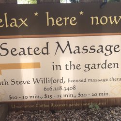 Massage By Steve - Steve's pricing for a wonderful chair massage