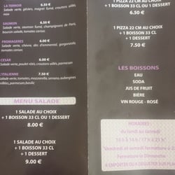 Pizzeria del Barrio - Salades et menu étudiant