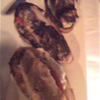 Noah's - Sardines on a baguette, including a spread and grilled red bell pepper. - New American Near Me - Greenport, New York Noah's - Sardines on a baguette, including a spread and grilled red bell pepper. - New American Near Me - Greenport, New York