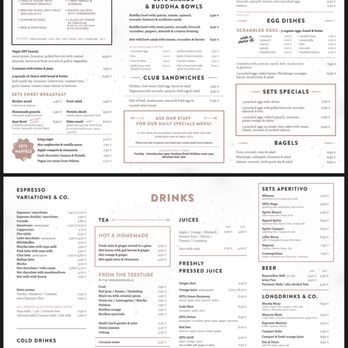 Sets - Full menu - Cafes Near Me - Berlin, BE