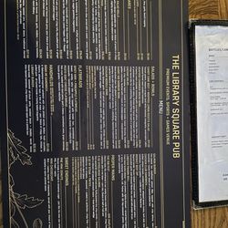 Library Square - Menu