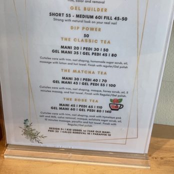 Tea Nails Bar - Price Menu - Nail Salons Near Me - Temple City, California Tea Nails Bar - Price Menu - Nail Salons Near Me - Temple City, California
