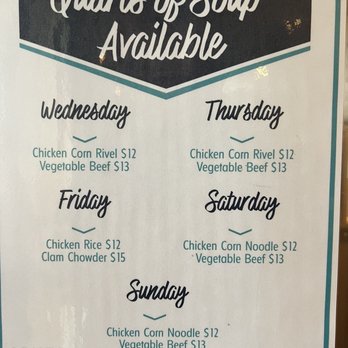 Esther's Restaurant - a menu for soup available - American Near Me - Fredericksburg, Pennsylvania