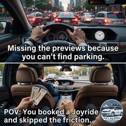 Joe's Joy Rides - Don't worry about the hassles of driving and leave it to the professionals: www.JoesJoyRides.com