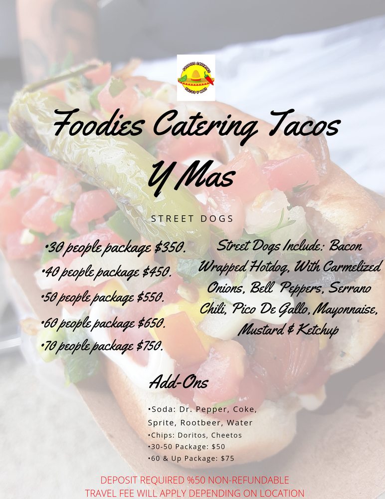 Foodies Catering Tacos Y Mas Logo