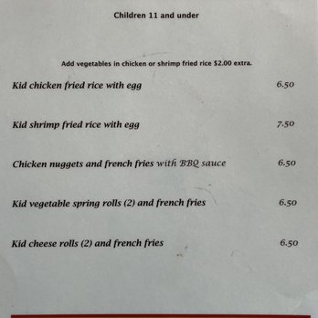 Baan Thai - Updated kids menu - Thai Near Me - Conyers, Georgia Baan Thai - Updated kids menu - Thai Near Me - Conyers, Georgia