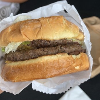 Dandy's Drive-In - The double dandy with cheese - huge! - Burgers Near Me - Bend, Oregon
