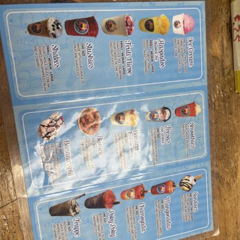 Whats The Scoop - a menu for a restaurant - Ice Cream & Frozen Yogurt Near Me - Tempe, Arizona