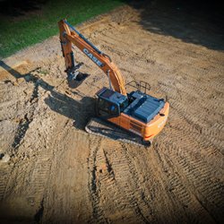 Platinum Heavy Civil Land Clearing & Grading - Platinum Heavy Civil team working hard for our client in Graham North Carolina.