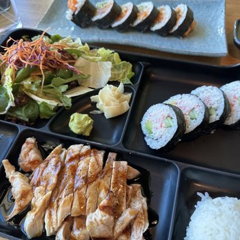 Sushi Nishi - Bento box - teriyaki chicken and California roll - Japanese Near Me - Calabasas, California Sushi Nishi - Bento box - teriyaki chicken and California roll - Japanese Near Me - Calabasas, California