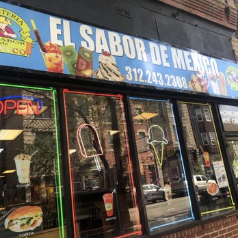 Paleteria El Sabor De Mexico - the outside of a restaurant - Ice Cream & Frozen Yogurt Near Me - Chicago, Illinois