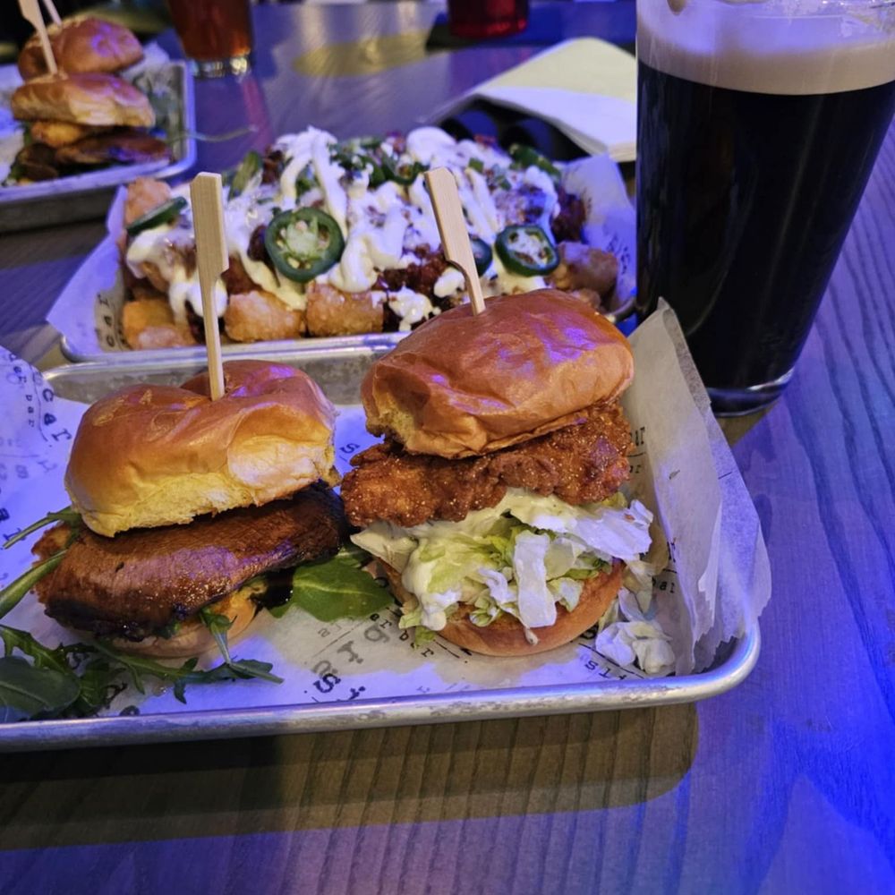 Sidecar Slider Bar - Portobello, The Dirty Bird & Loaded Tots - Cocktail Bars Near Me - Sterling Heights, Michigan Sidecar Slider Bar - Portobello, The Dirty Bird & Loaded Tots - Cocktail Bars Near Me - Sterling Heights, Michigan