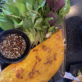 Quan Mii - Banh xeo- size of their menu. HUGE! - Vietnamese Near Me - Westminster, California