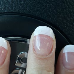 Q-Nails - Bubbles in the acrylic (usually caused by improperly mixing the acrylic powder and liquid)