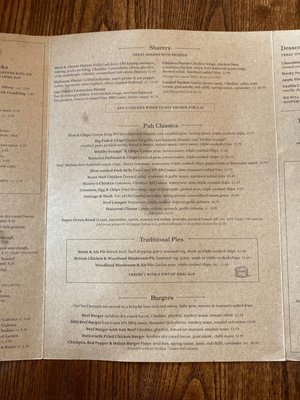 Menu photo 5 The Albert London, XGL