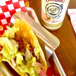 The Yard - Brisket tacos with Dawsons hot sauce