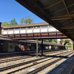 Weybridge - Platform 3 looking towards London