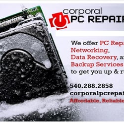 Corporal PC Repair - Ask Us About Data Recovery
