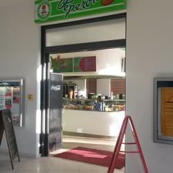 Peperoni - Eingang im Bahnhof Buchloe