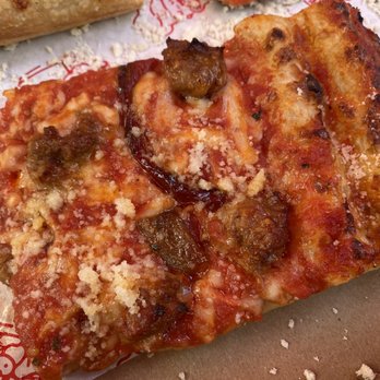 Baby Luc’s - Sausage & Peppers Slice - Pizza Near Me - Brooklyn, New York