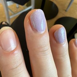 Nails on Brown - Three days post manicure