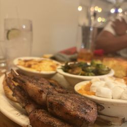 Davis Wayne's - Surf'n'Turf- lamb chops, catfish