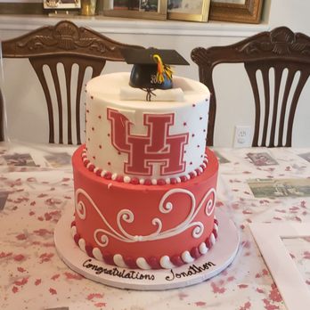 Three Brothers Bakery - University of Houston graduation cake. - Bakeries Near Me - Houston, Texas Three Brothers Bakery - University of Houston graduation cake. - Bakeries Near Me - Houston, Texas