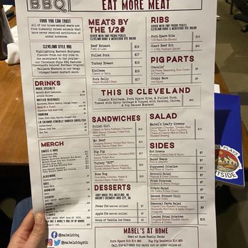 Mabel's BBQ - Menu as of 10/24/2024 - Barbeque Near Me - Cleveland, Ohio Mabel's BBQ - Menu as of 10/24/2024 - Barbeque Near Me - Cleveland, Ohio