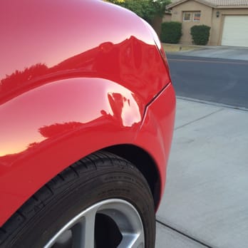 Palm Valley Autobody - Large dent with paint chip, some asshole did a hit and run while it was parked. - Body Shops Near Me - Thousand Palms, California Palm Valley Autobody - Large dent with paint chip, some asshole did a hit and run while it was parked. - Body Shops Near Me - Thousand Palms, California