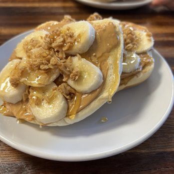 Caffeine Machine - Banana peanut butter bagel - Coffee & Tea Near Me - Las Vegas, Nevada Caffeine Machine - Banana peanut butter bagel - Coffee & Tea Near Me - Las Vegas, Nevada