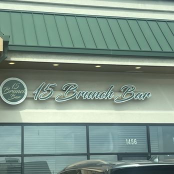 15 Brunch Bar - Outdoor Sign - Breakfast & Brunch Near Me - Saint Charles, Missouri