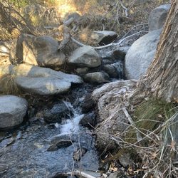 Cibbets Flat Campground - Baby tiny waterfall in creek