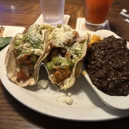 Grouper Tacos entree Grouper Tacos entree