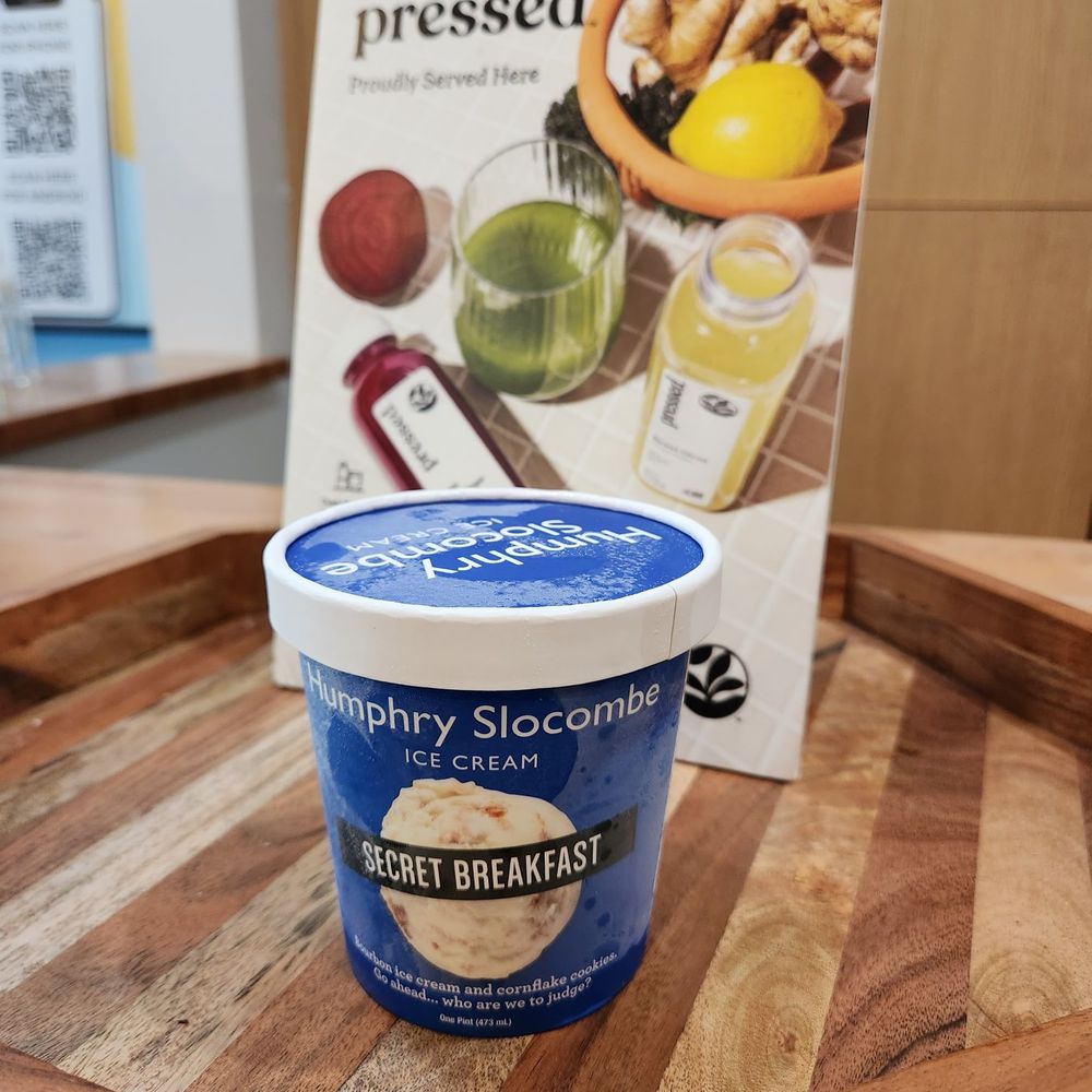 Secret breakfast ice cream by Humphry Slocombe, full pint, $12 on 8-12-23 Secret breakfast ice cream by Humphry Slocombe, full pint, $12 on 8-12-23
