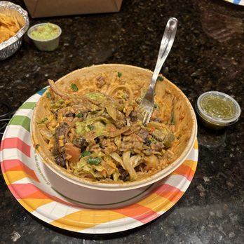 Burrito Mariachi - BYO Bowl. Steak. With all the extras and toppings! - Mexican Near Me - Farmingdale, New York
