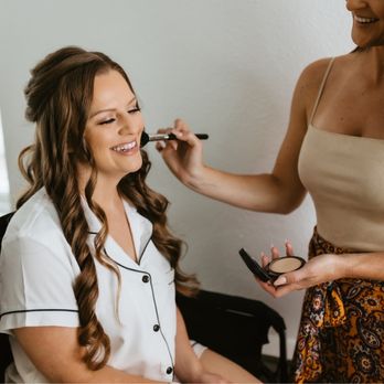 Karly Ann Glam - Another angle during final touch ups - Makeup Artists Near Me Karly Ann Glam - Another angle during final touch ups - Makeup Artists Near Me