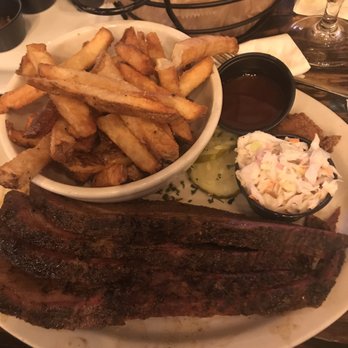 Backyard BBQ & Brew - Smoked brisket with fries - Barbeque Near Me - Surfside, Florida