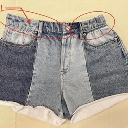 G I Tailors & Cleaners - Right side is shirred while left is totally flat!