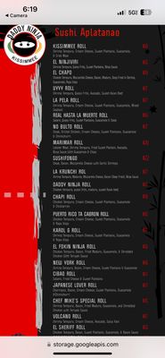 Menu photo 2 Daddy Ninja Restaurant Kissimmee, FL Menu photo 2 Daddy Ninja Restaurant Kissimmee, FL