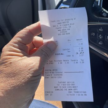 ARCO - Here's my receipt! - Gas Stations Near Me - Foster City, California ARCO - Here's my receipt! - Gas Stations Near Me - Foster City, California