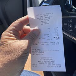 ARCO - Here's my receipt!