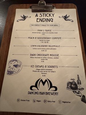 Menu photo 4 The Dancing Man Southampton, STH Menu photo 4 The Dancing Man Southampton, STH