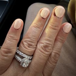 Murdered left nails,