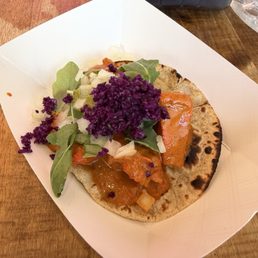 Chicken tikka Roti Tacos Chicken tikka Roti Tacos