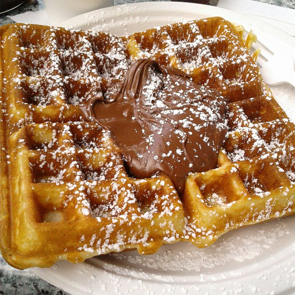 Caffe Cafe - Waffles with nutella - Cafes Near Me - Brooklyn, New York Caffe Cafe - Waffles with nutella - Cafes Near Me - Brooklyn, New York