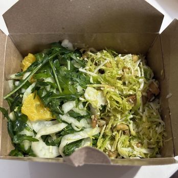 Foodshed Take Away - Fennel and Citrus Salad / Brussel sprout salad. - Italian Near Me - Napa, California Foodshed Take Away - Fennel and Citrus Salad / Brussel sprout salad. - Italian Near Me - Napa, California