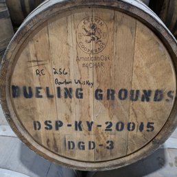 Oldest barrel on site...8 years old. Oldest barrel on site...8 years old.