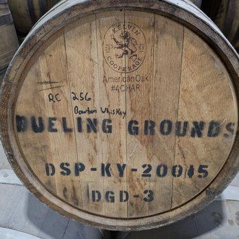 Dueling Grounds Distillery - Oldest barrel on site...8 years old. - Distilleries Near Me - Franklin, Kentucky Dueling Grounds Distillery - Oldest barrel on site...8 years old. - Distilleries Near Me - Franklin, Kentucky