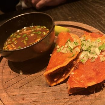 Amaya Modern Mexican - My husband liked his tacos, but felt underwhalming when there's only two small tacos for the 30 dollar price tag - Mexican Near Me - Las Vegas, Nevada